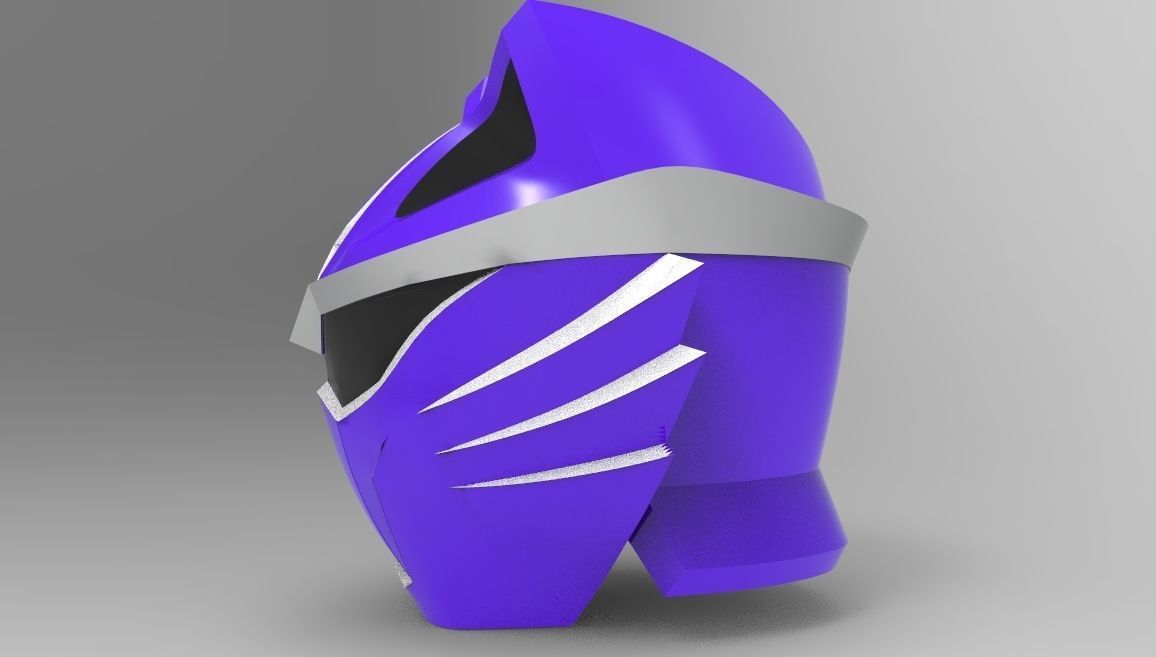 Violet Wolf Ranger from Jungle Fury for 3D printing 3D print model_3