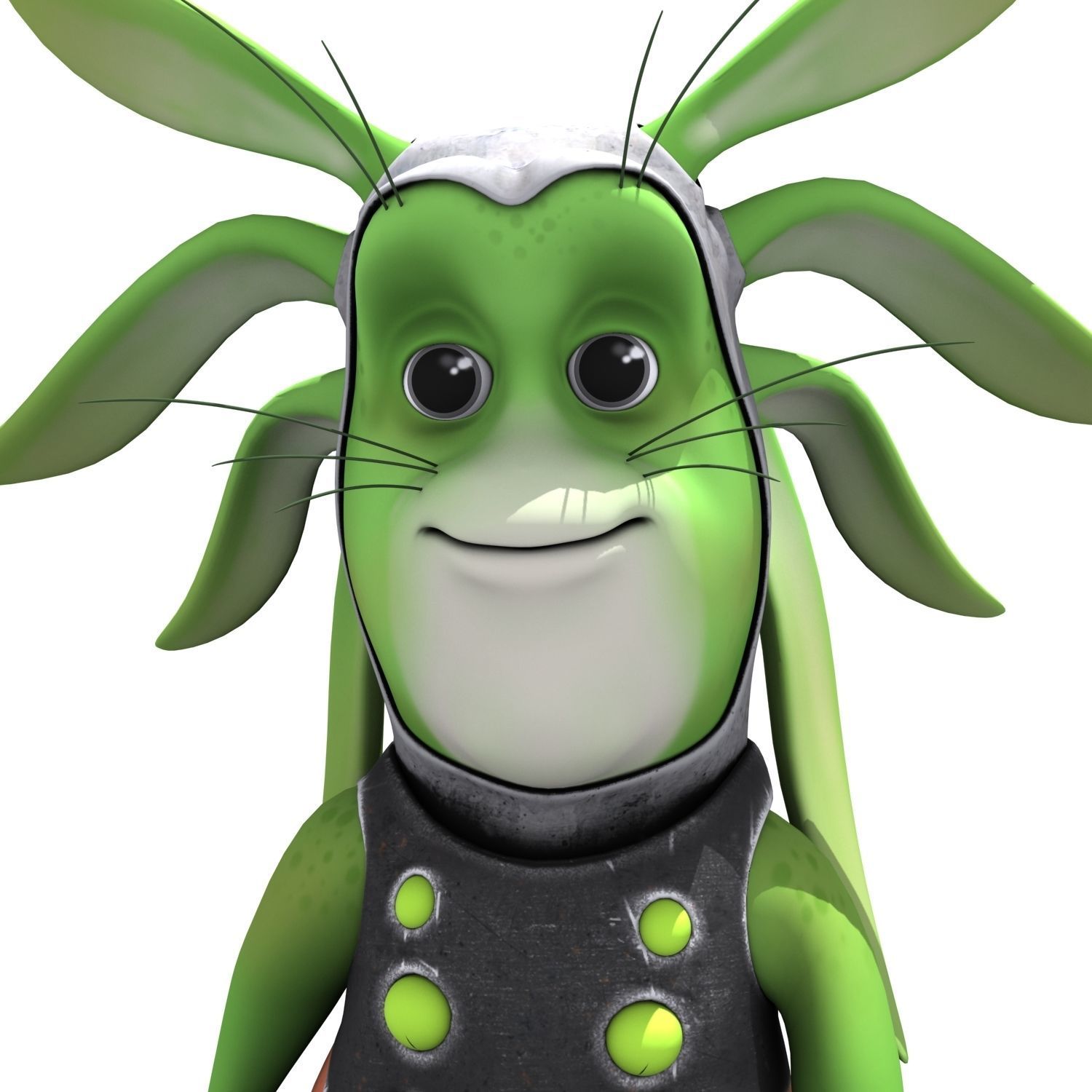 Cartoon Character Set 02 - Ear Man 3D model_11