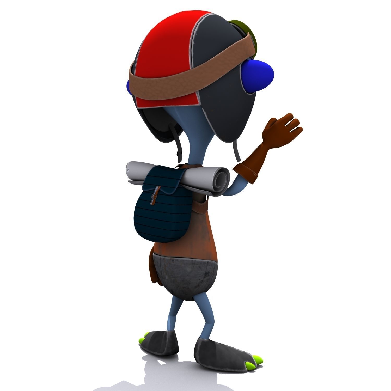 Cartoon Character Set 03 - Cuties 3D model_19