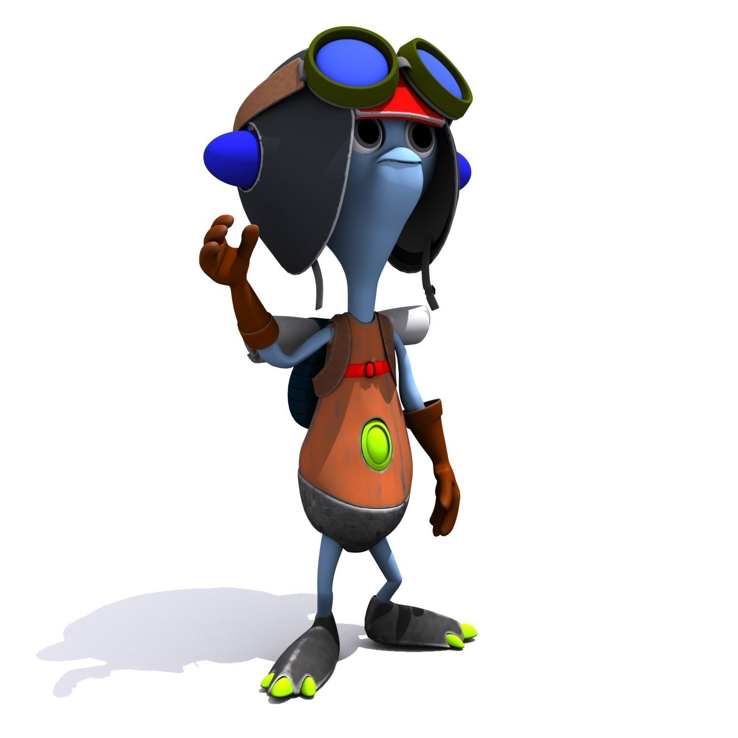 Set 03 - Cartoon Character 02 - Cuties 3D model_4