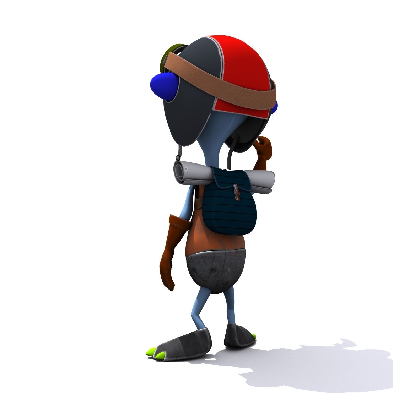 Set 03 - Cartoon Character 02 - Cuties 3D model_2