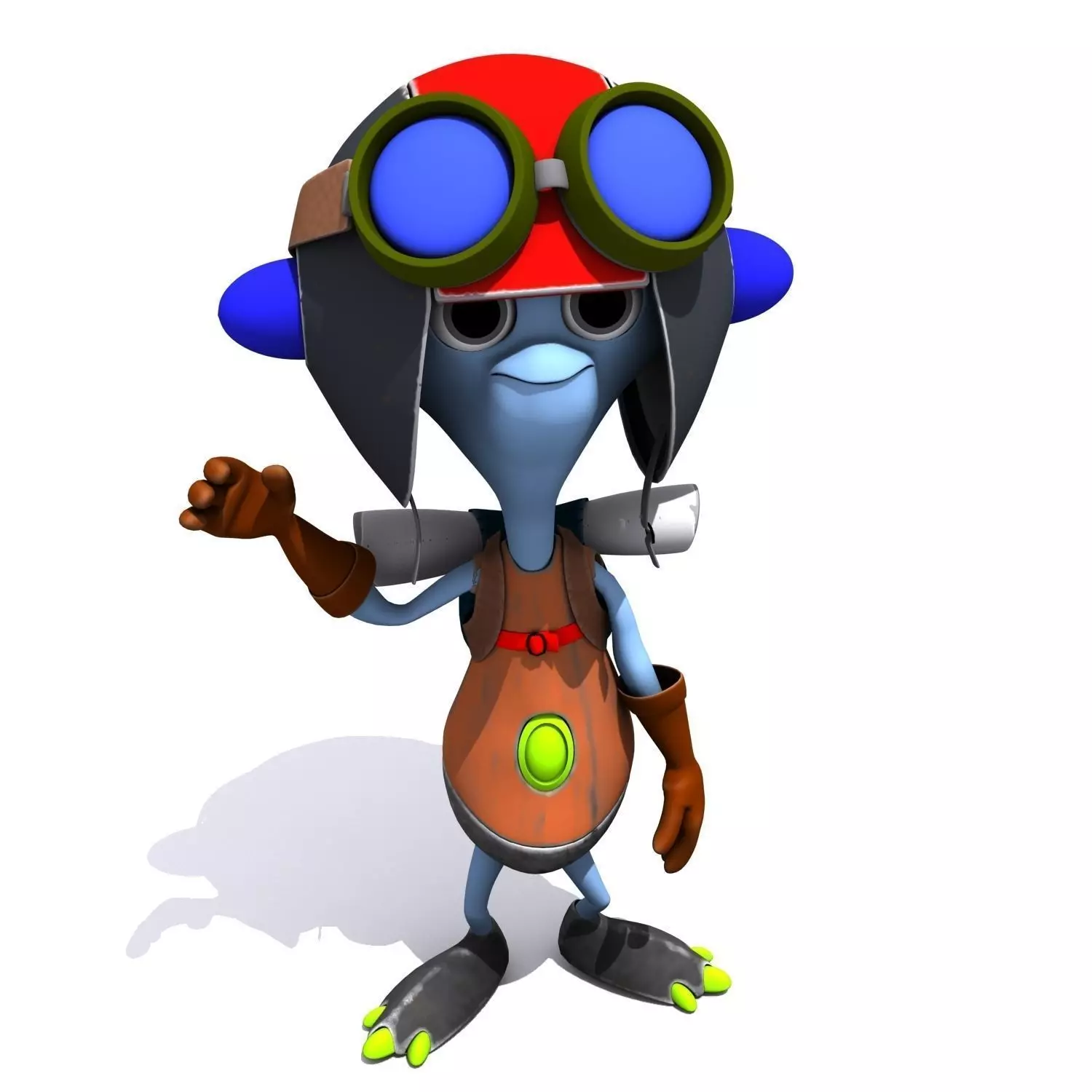 Set 03 - Cartoon Character 02 - Cuties 3D model_0