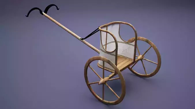 Egyptian Chariot 3D model