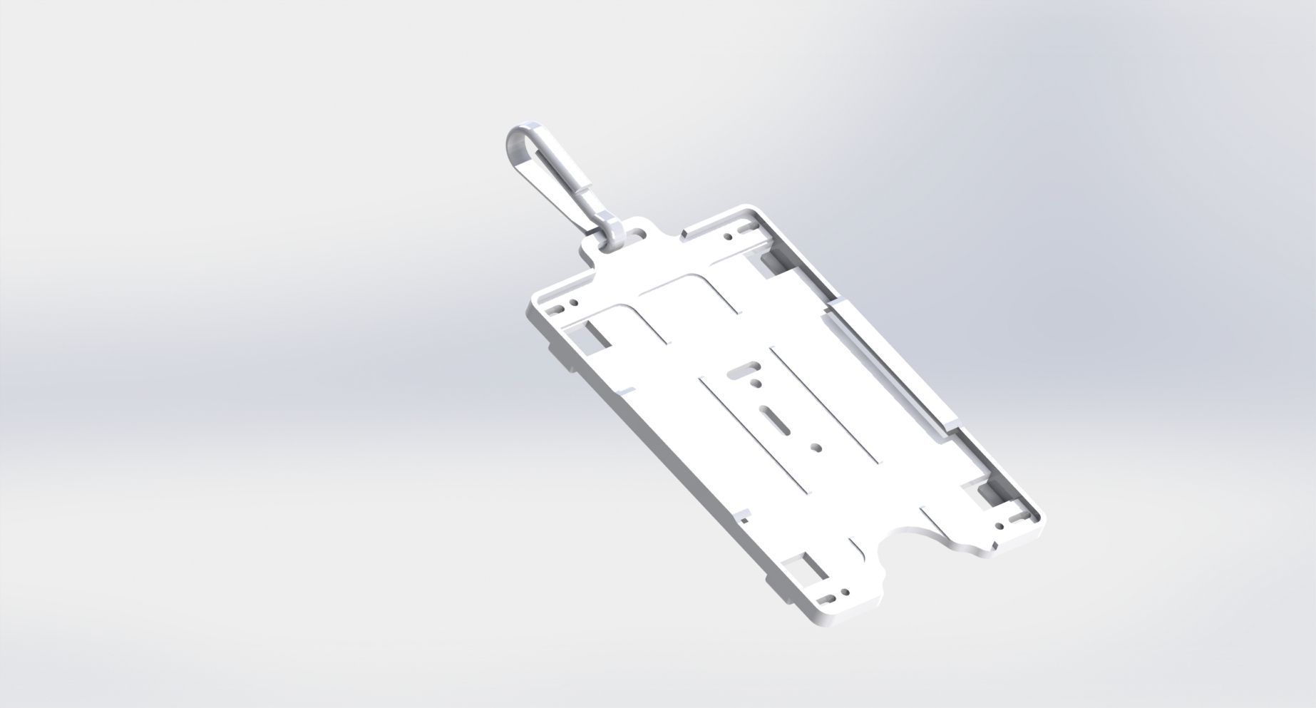 Identity card Holder Free 3D model_3