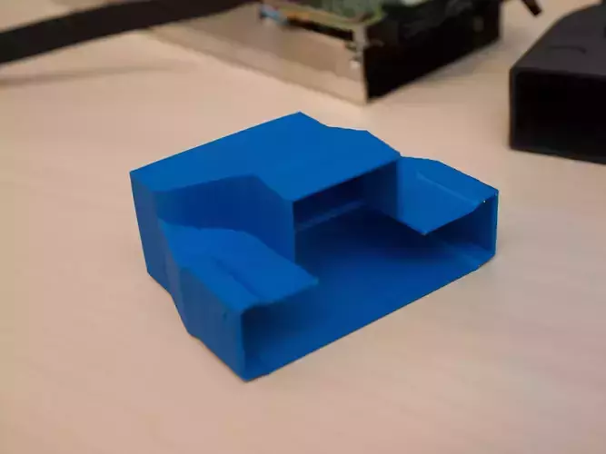 Custom cooling shroud duct for Intel Xeon Phi coprocessor 3D print model