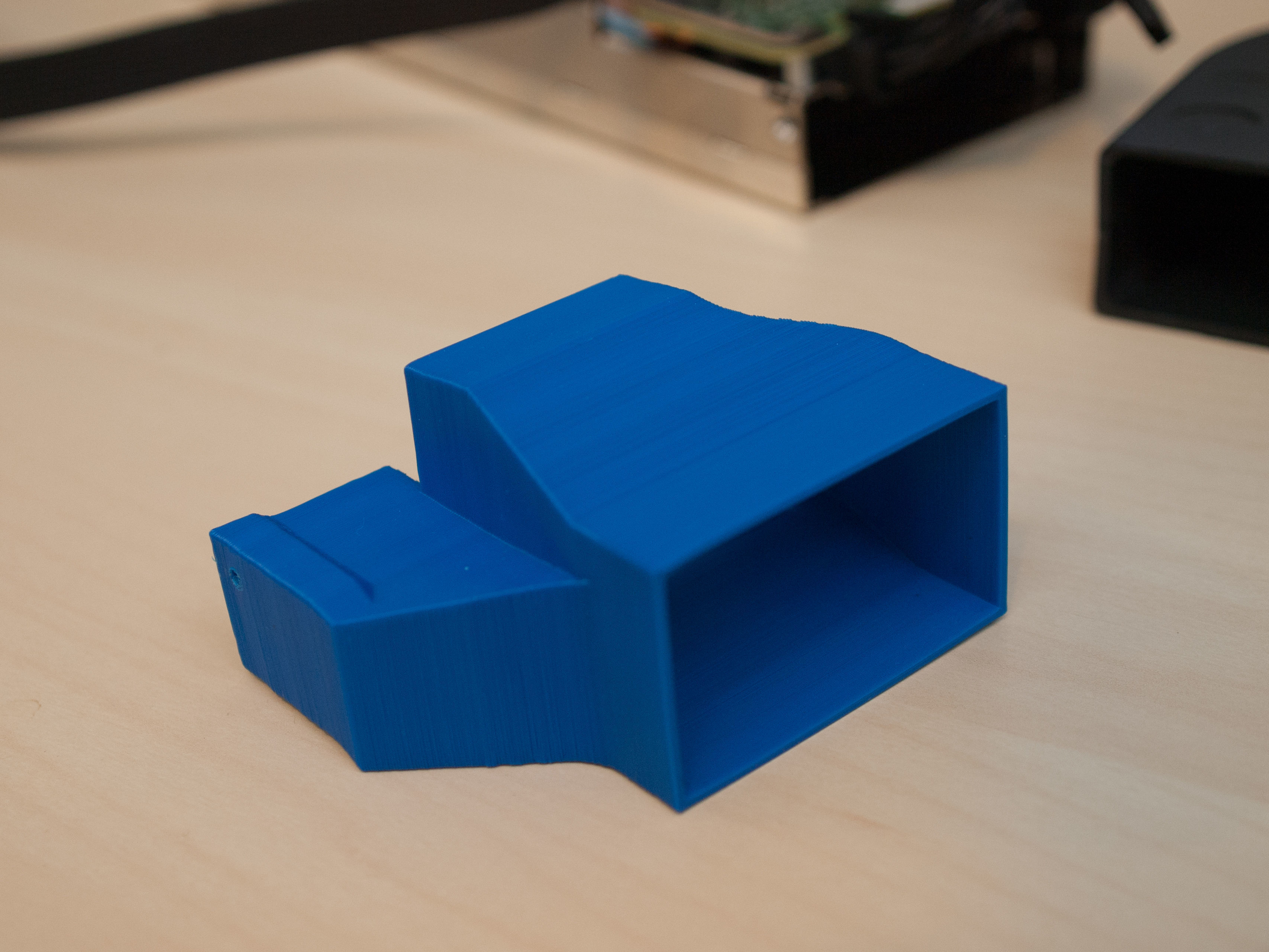 Custom cooling shroud duct for Intel Xeon Phi coprocessor 3D print model_1