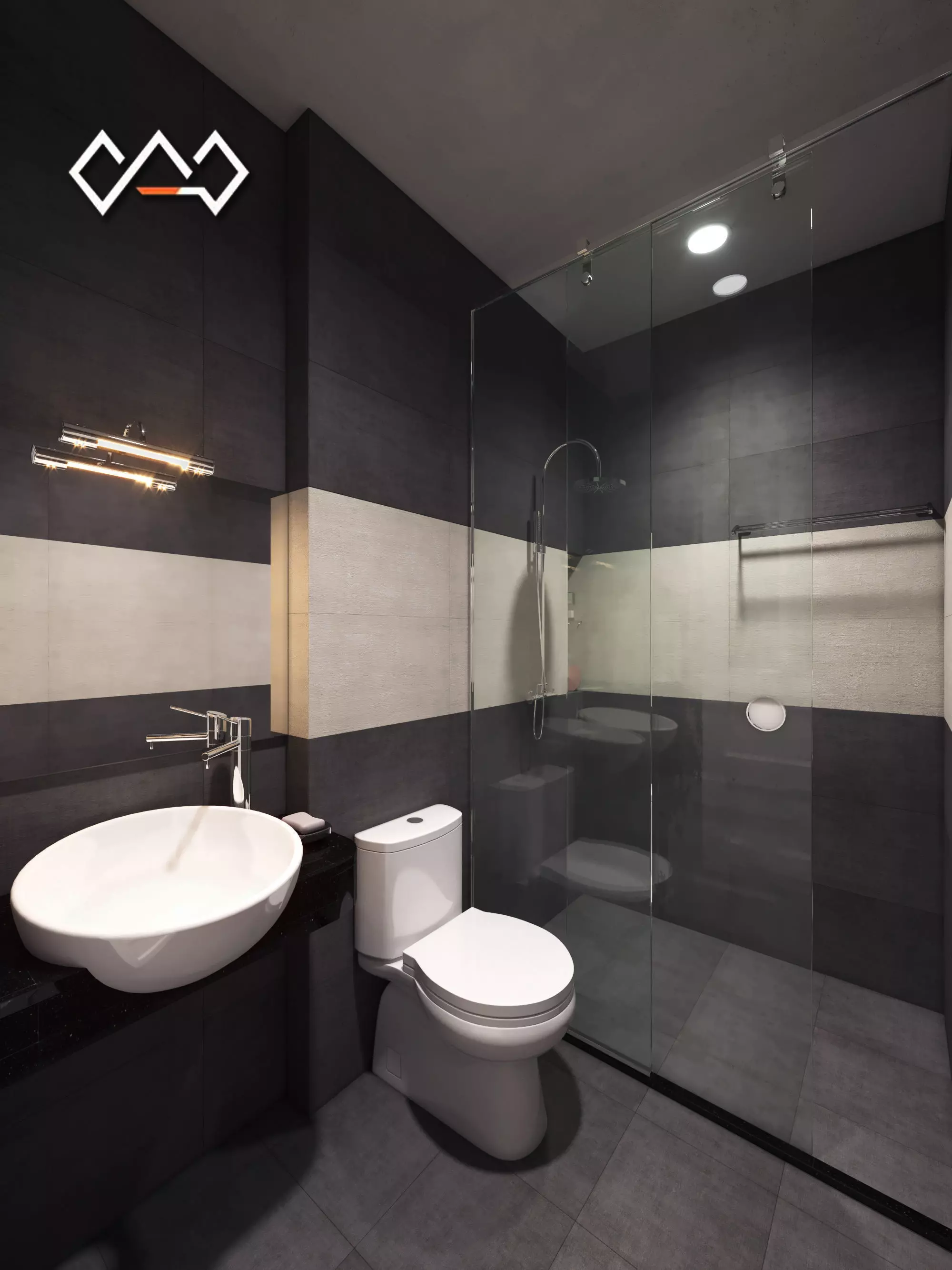 A small premium toilet Free 3D model_0