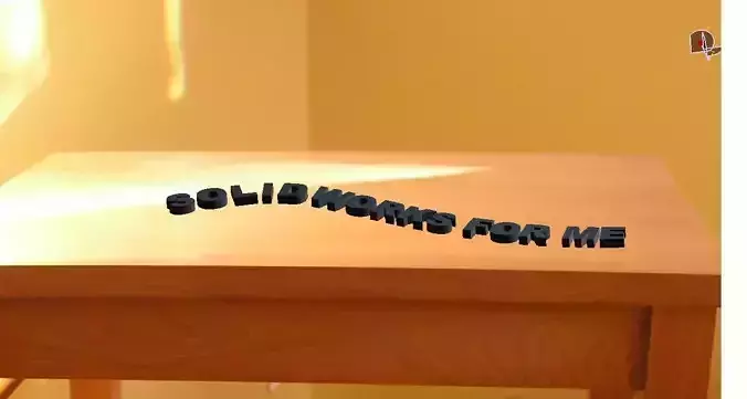 3D TEXT symphony of seas Free 3D model