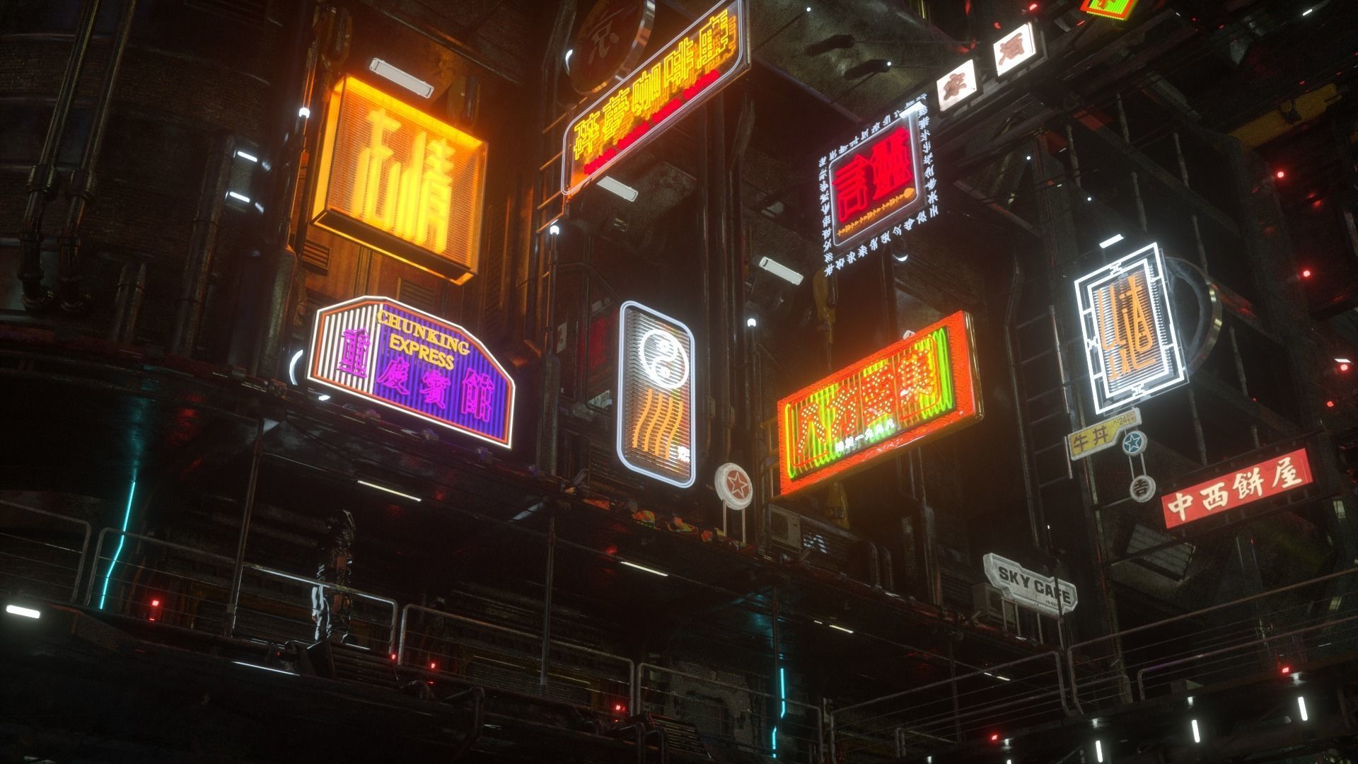 Animated Neon Sign Pack Volume1 by Jonni Free 3D model_3