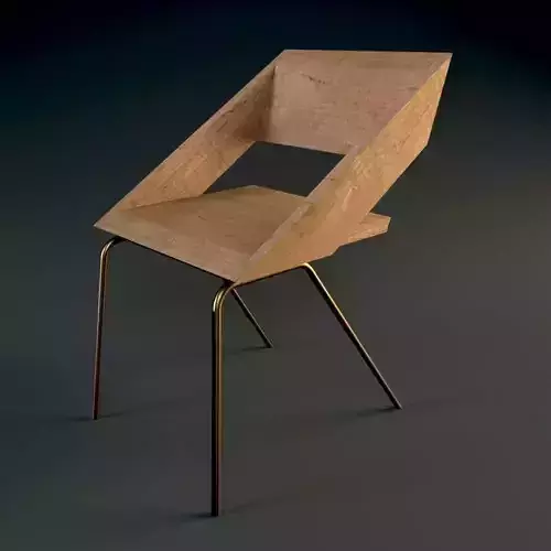 metal chair
