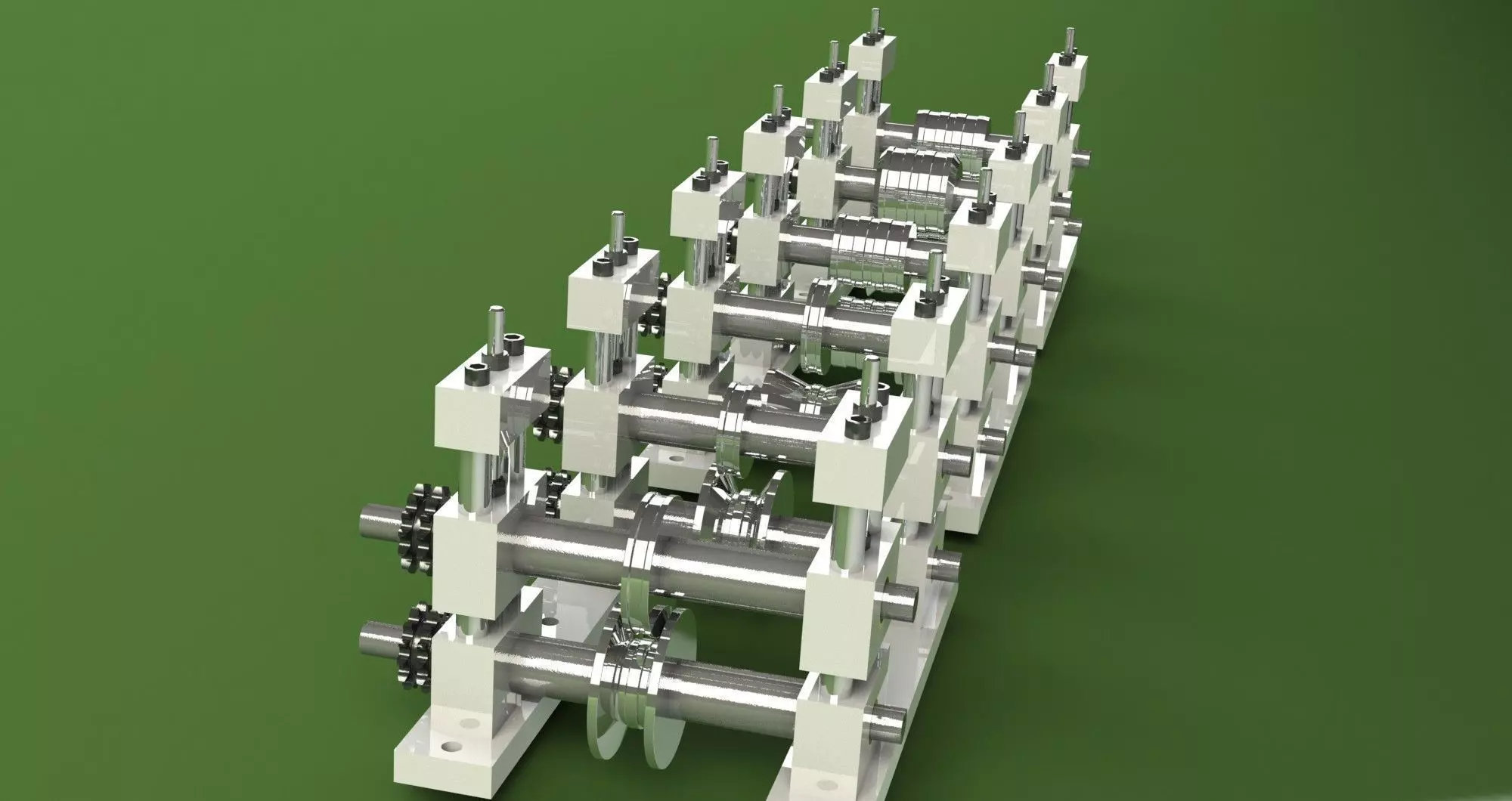 roll forming machine Free 3D model_0
