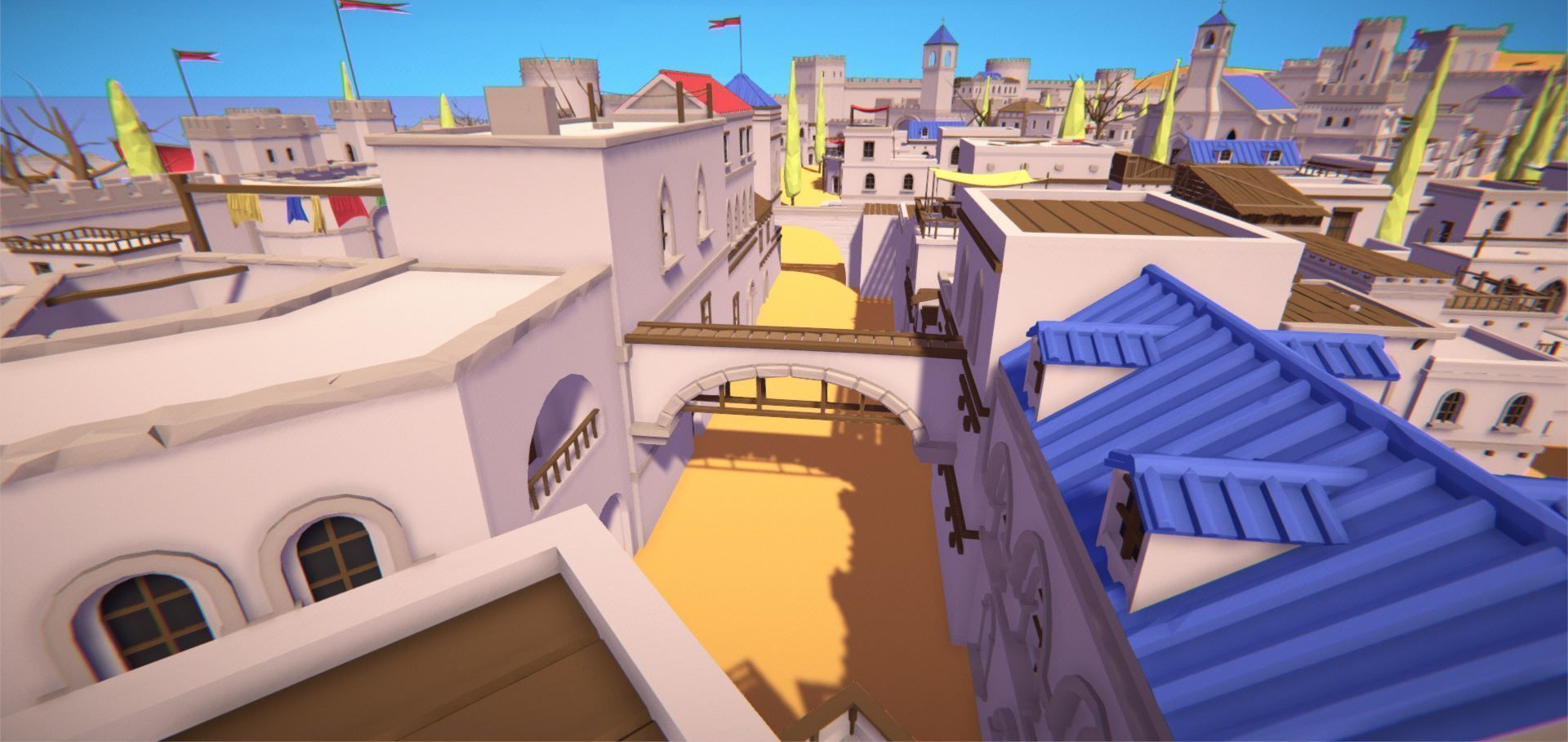 Polylised - Medieval Desert City Free low-poly 3D model_12