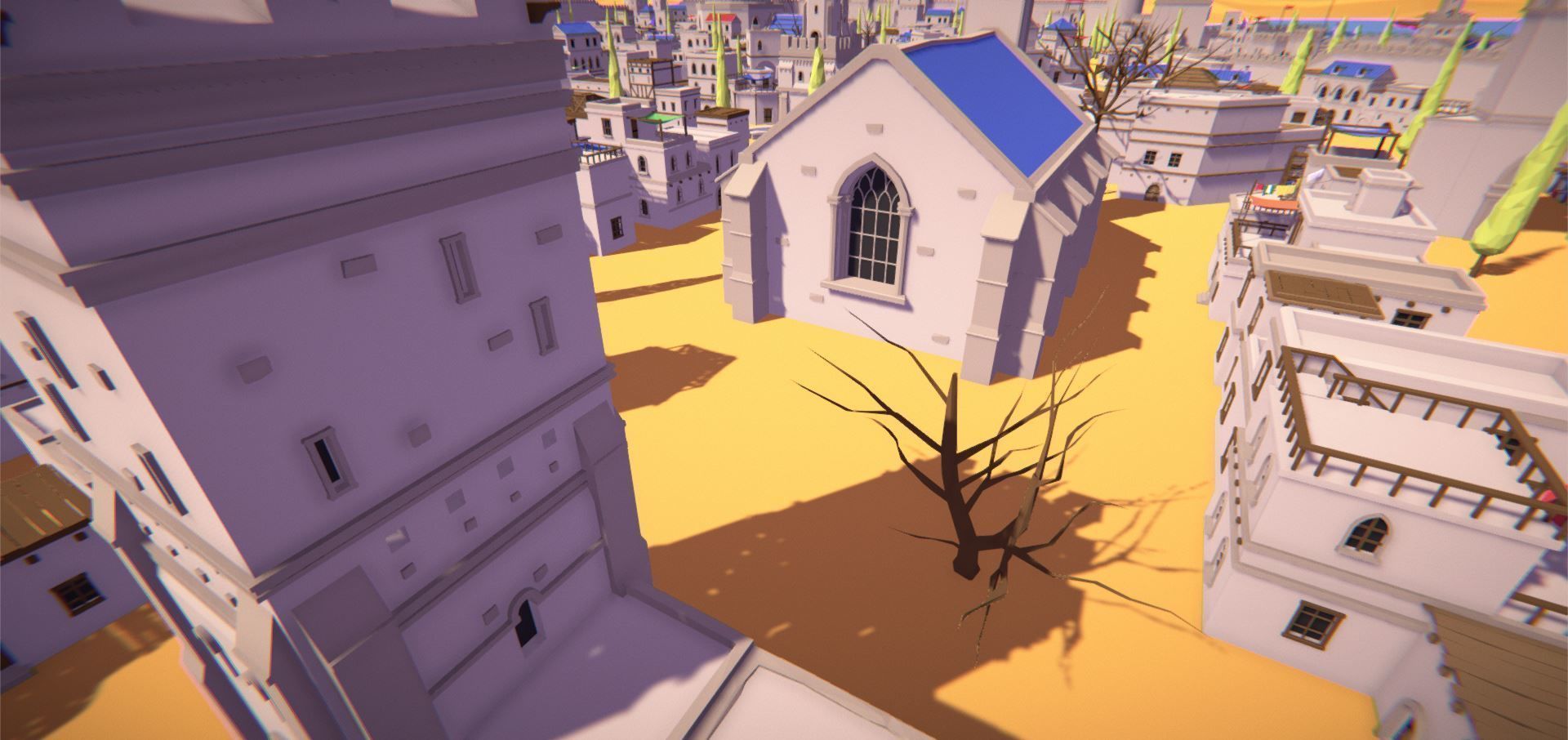 Polylised - Medieval Desert City Free low-poly 3D model_14