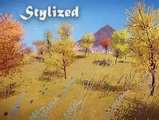 Stylized Nature Environment Texture