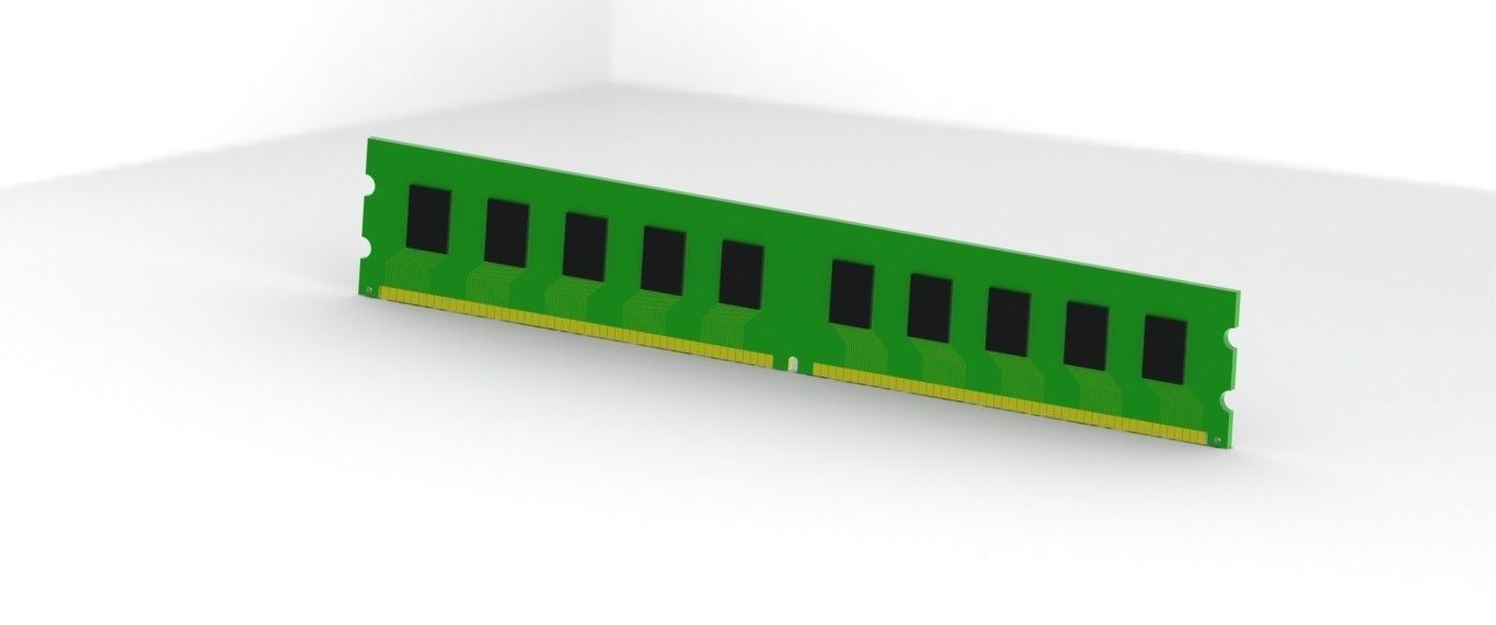 RAM DDR 2 Free 3D model_2