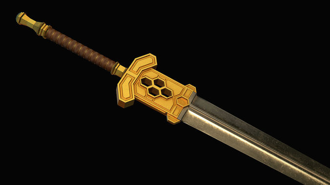 Dwarven golden greatsword