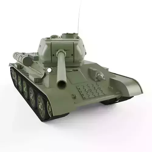 T-34-85 toy tank 3D model