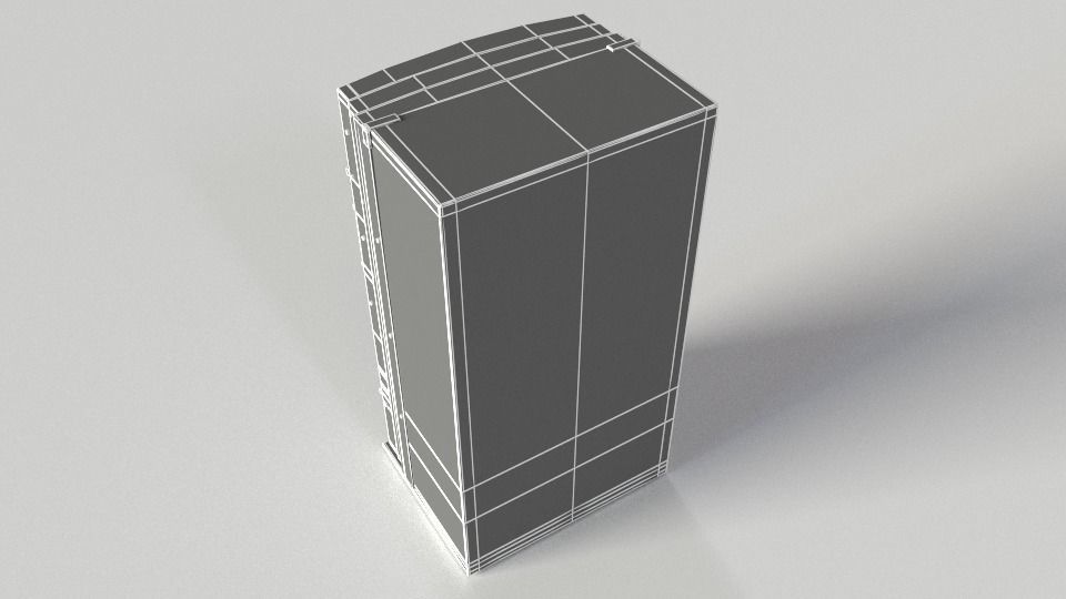 Coca-Cola Vending Machine-02 Low-poly 3D model_6