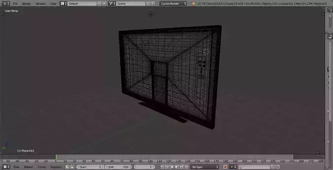 Television japanese tv with walls