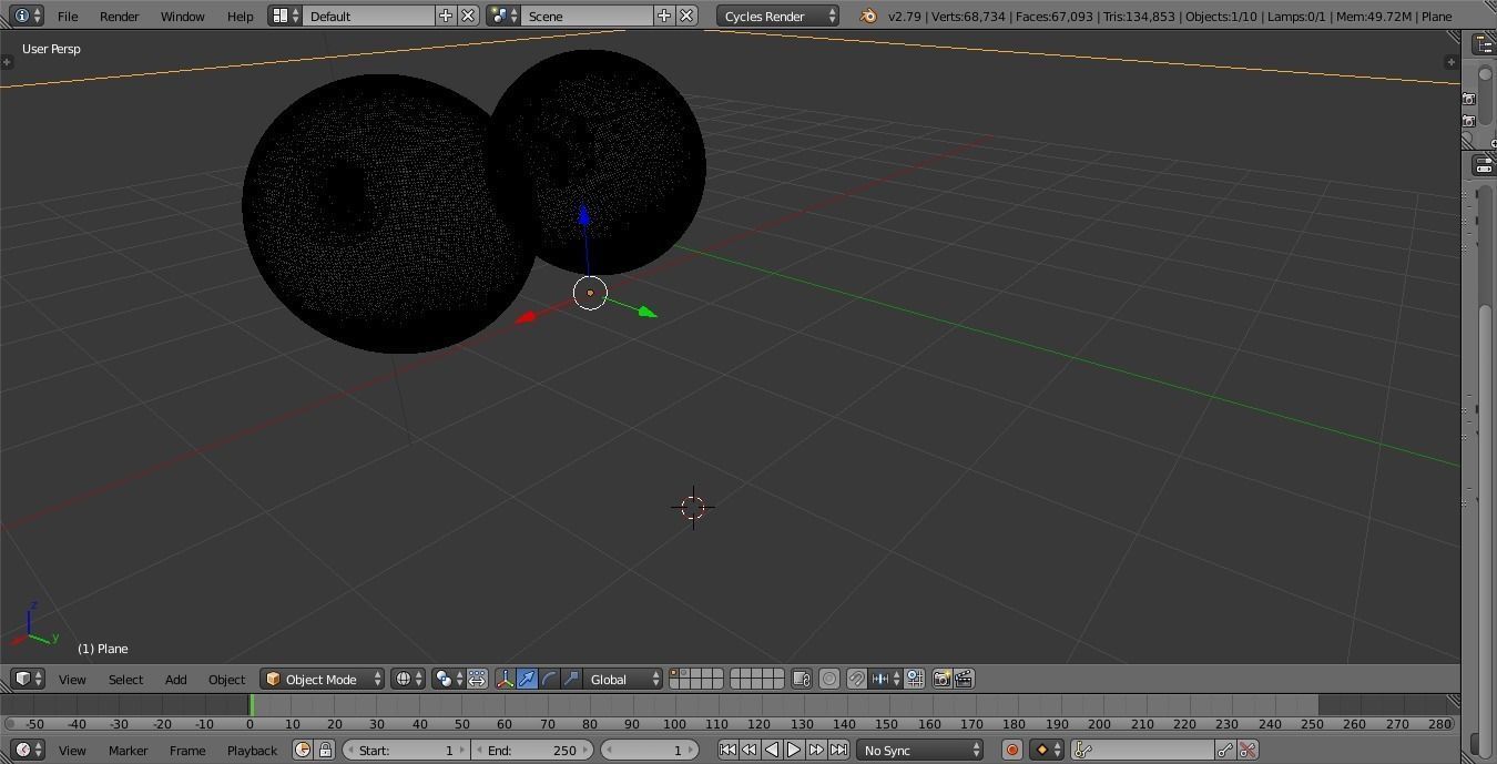  Two Pool balls Low-poly 3D model_1