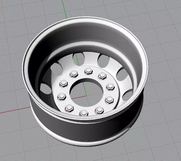 3D-printable RC Truck Wheels 3D print model_0
