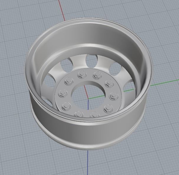 3D-printable RC Truck Wheels 3D print model_1