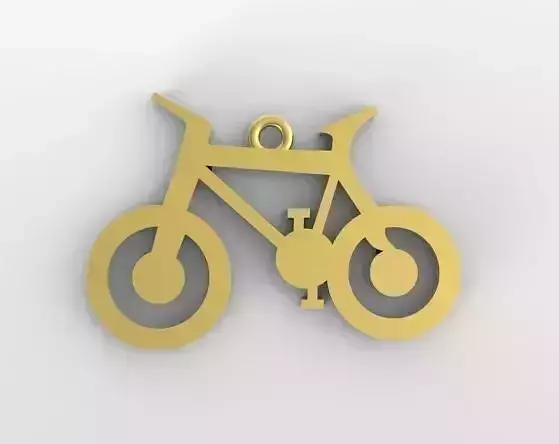 bicycle charm Free 3D print model