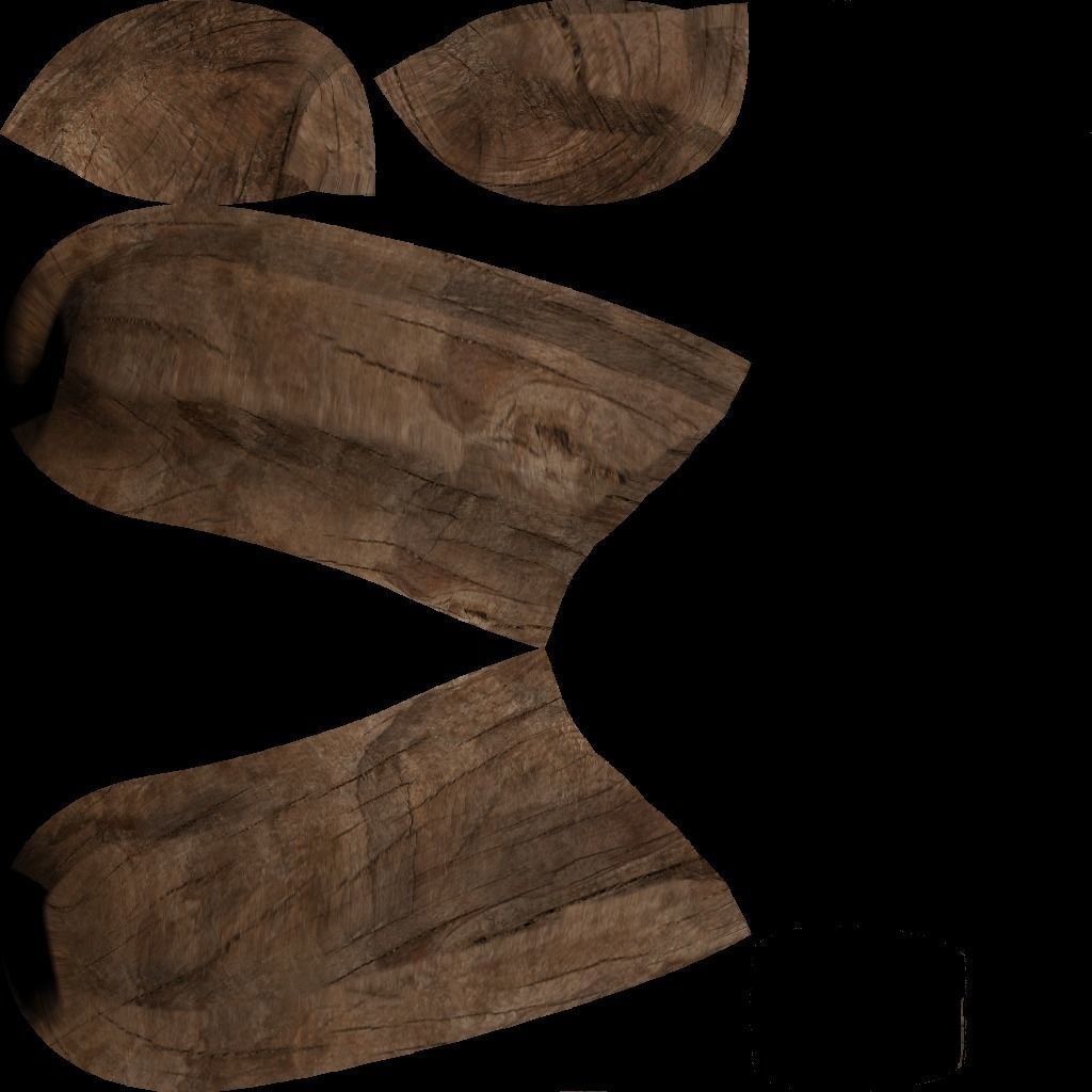 stylized knife Low-poly 3D model_9