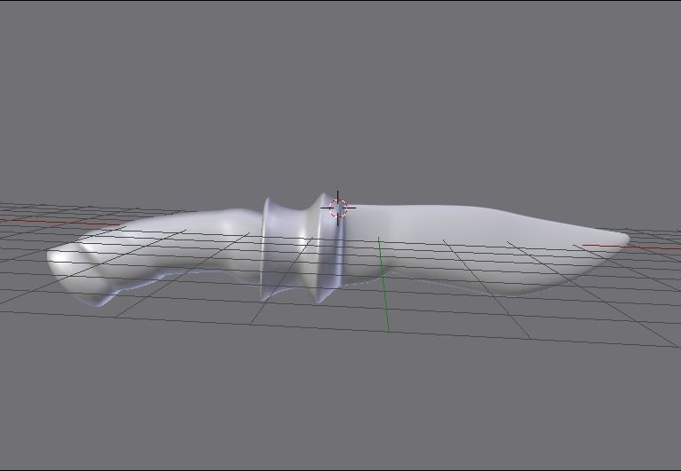 stylized knife Low-poly 3D model_2