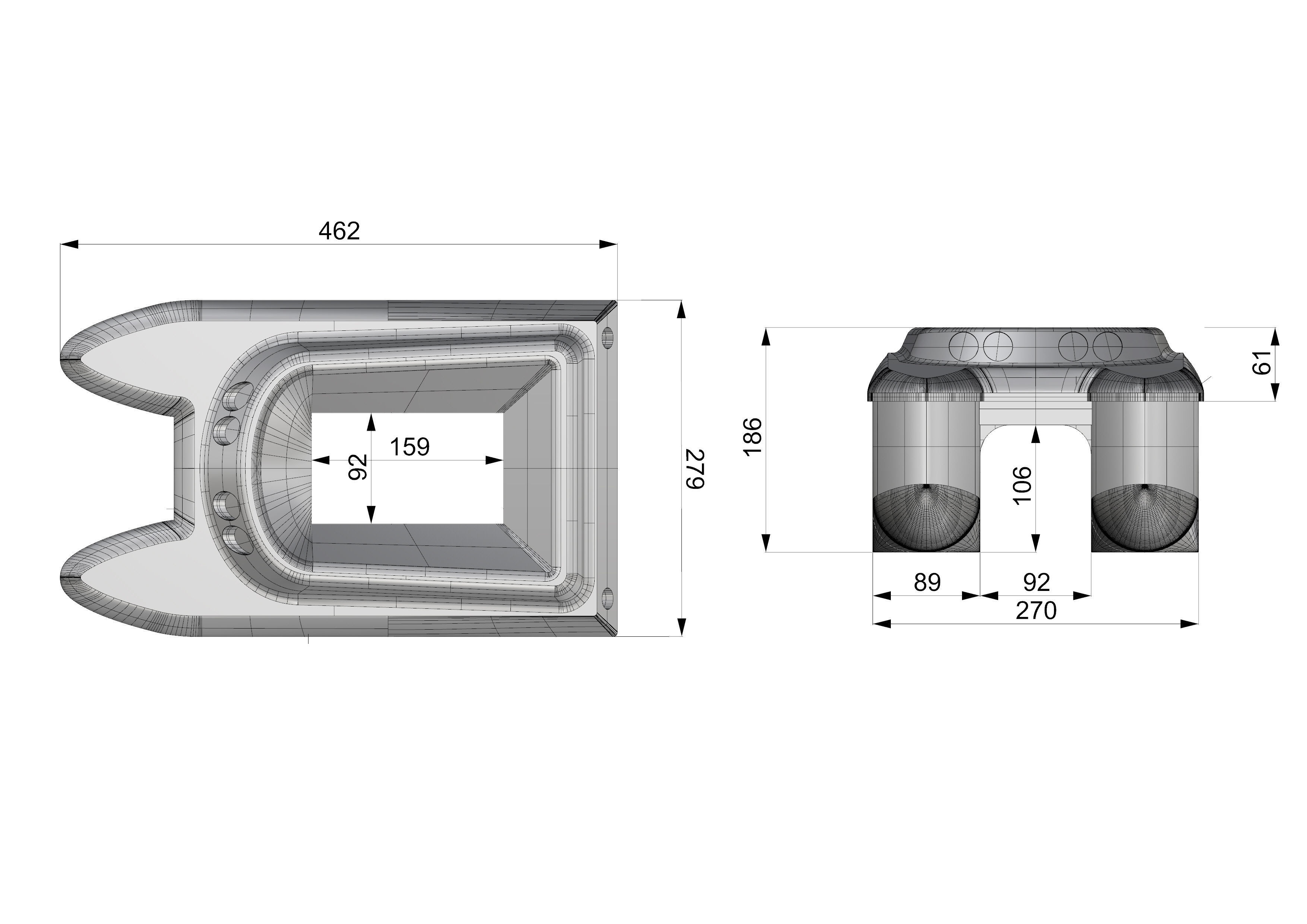 Carp Fishing rc boat 3D print model_11