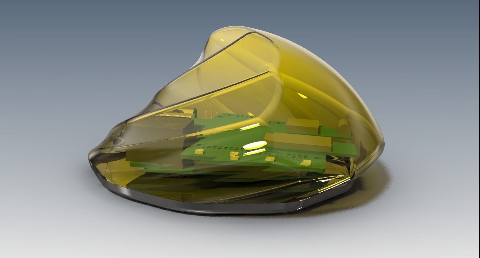 Wifi Futuristic Enclosure 3D model_1