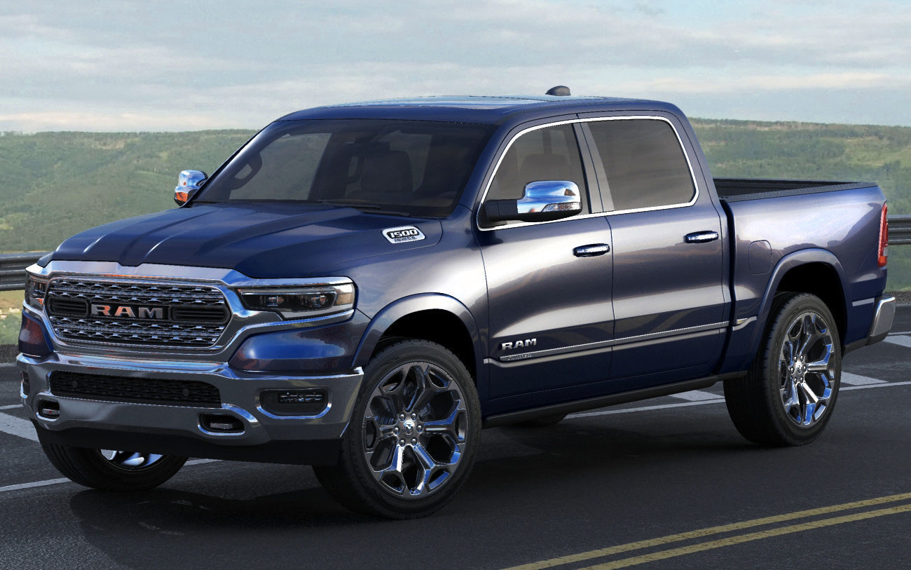 Ram 1500 Limited 2019 3D model_16