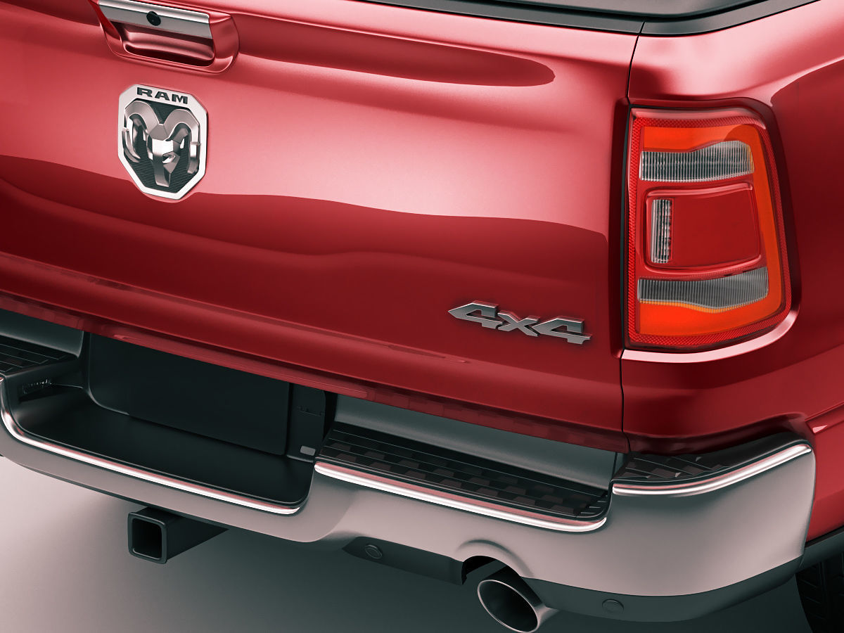 Ram 1500 Limited 2019 3D model_4