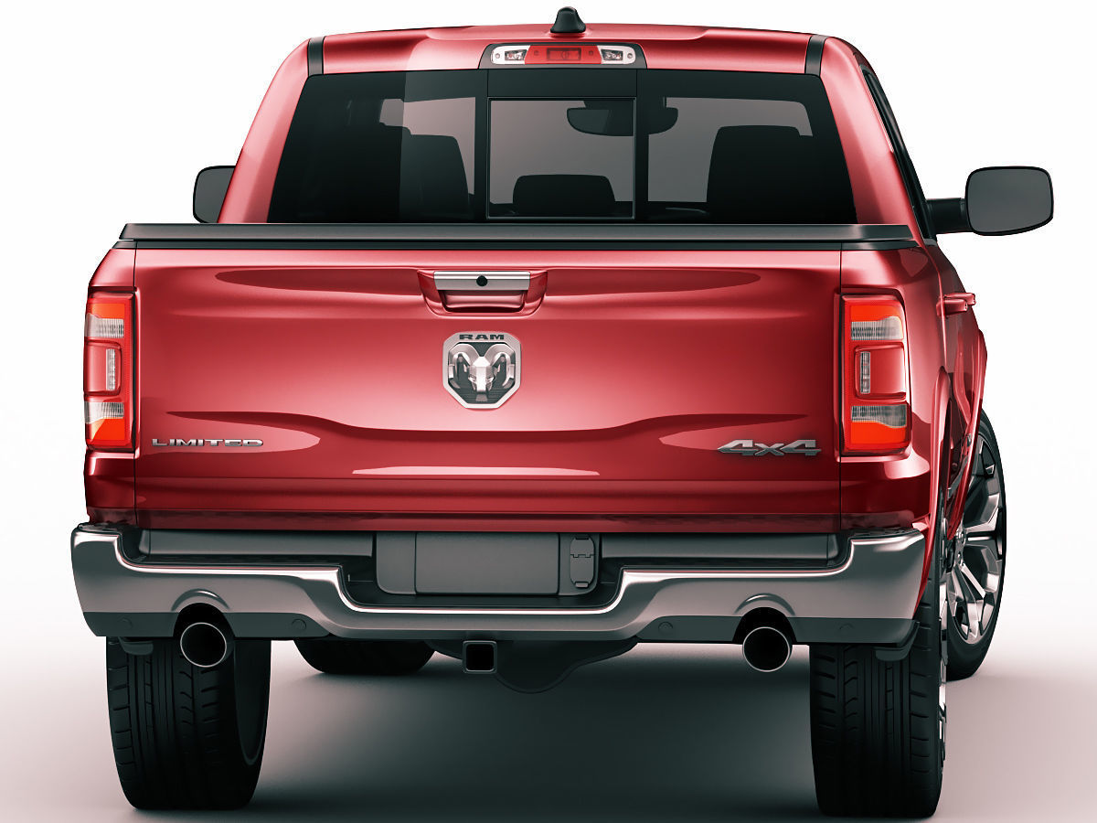 Ram 1500 Limited 2019 3D model_12
