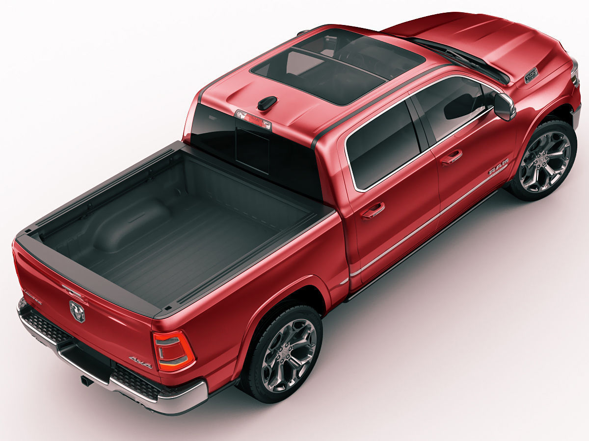 Ram 1500 Limited 2019 3D model_8