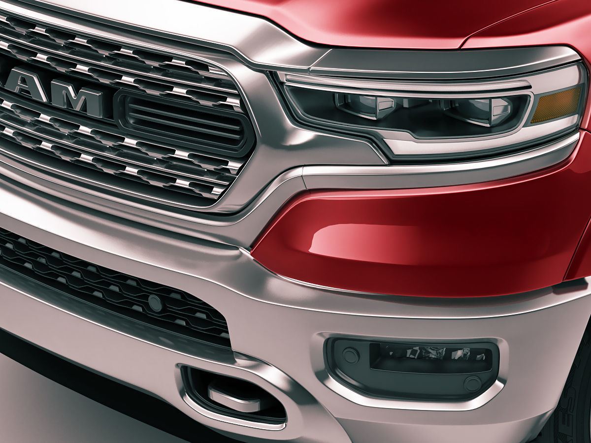 Ram 1500 Limited 2019 3D model_3