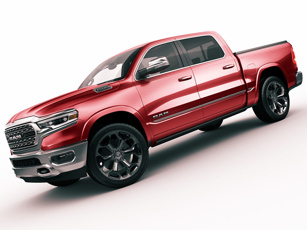 Ram 1500 Limited 2019 3D model_9