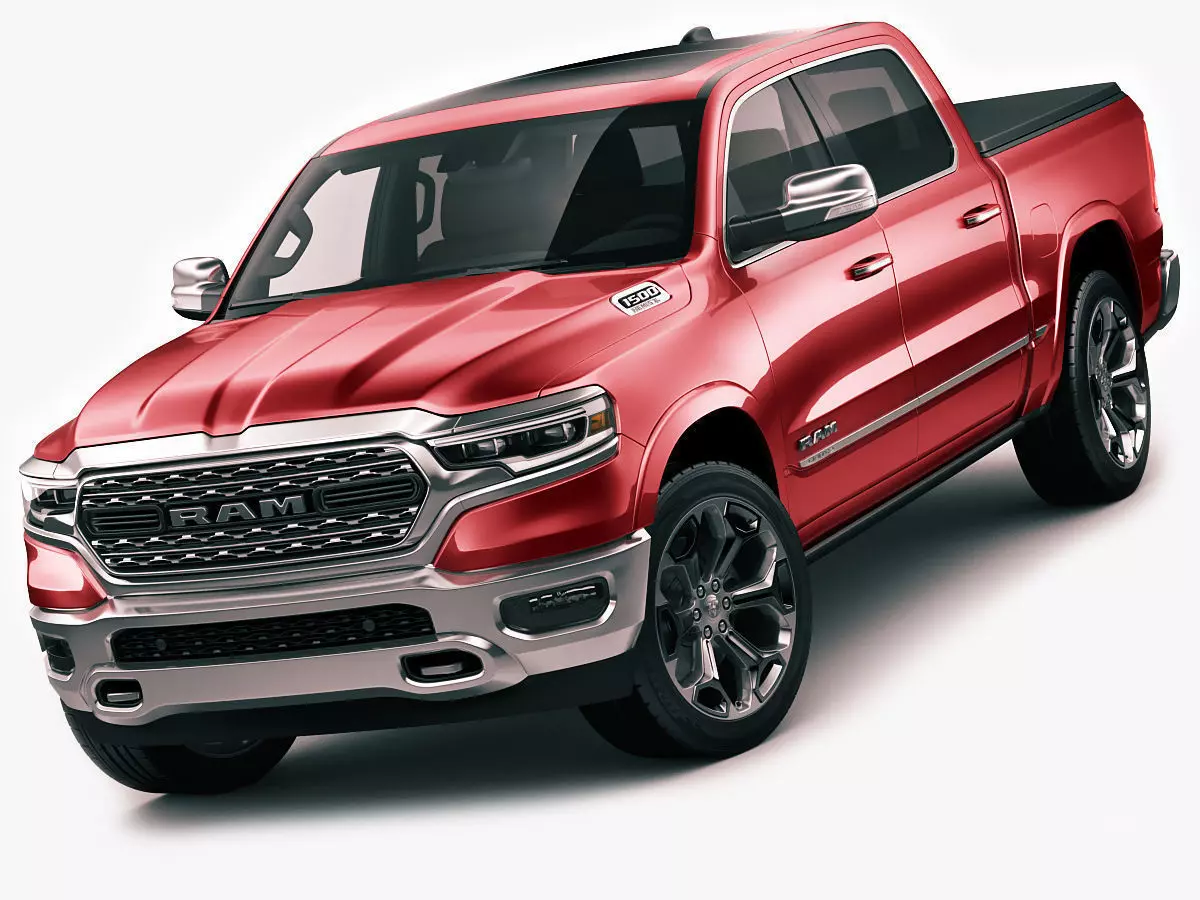Ram 1500 Limited 2019 3D model_0