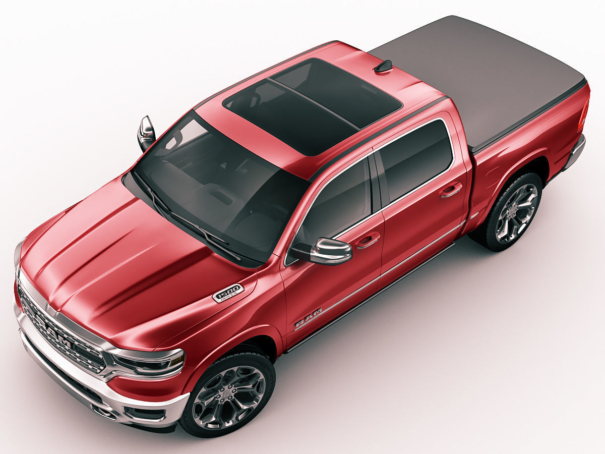 Ram 1500 Limited 2019 3D model_5