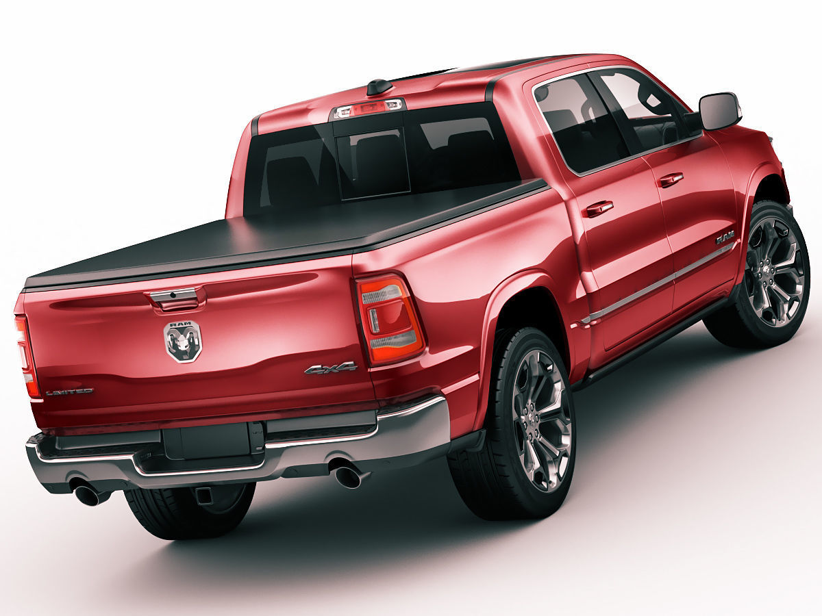 Ram 1500 Limited 2019 3D model_1