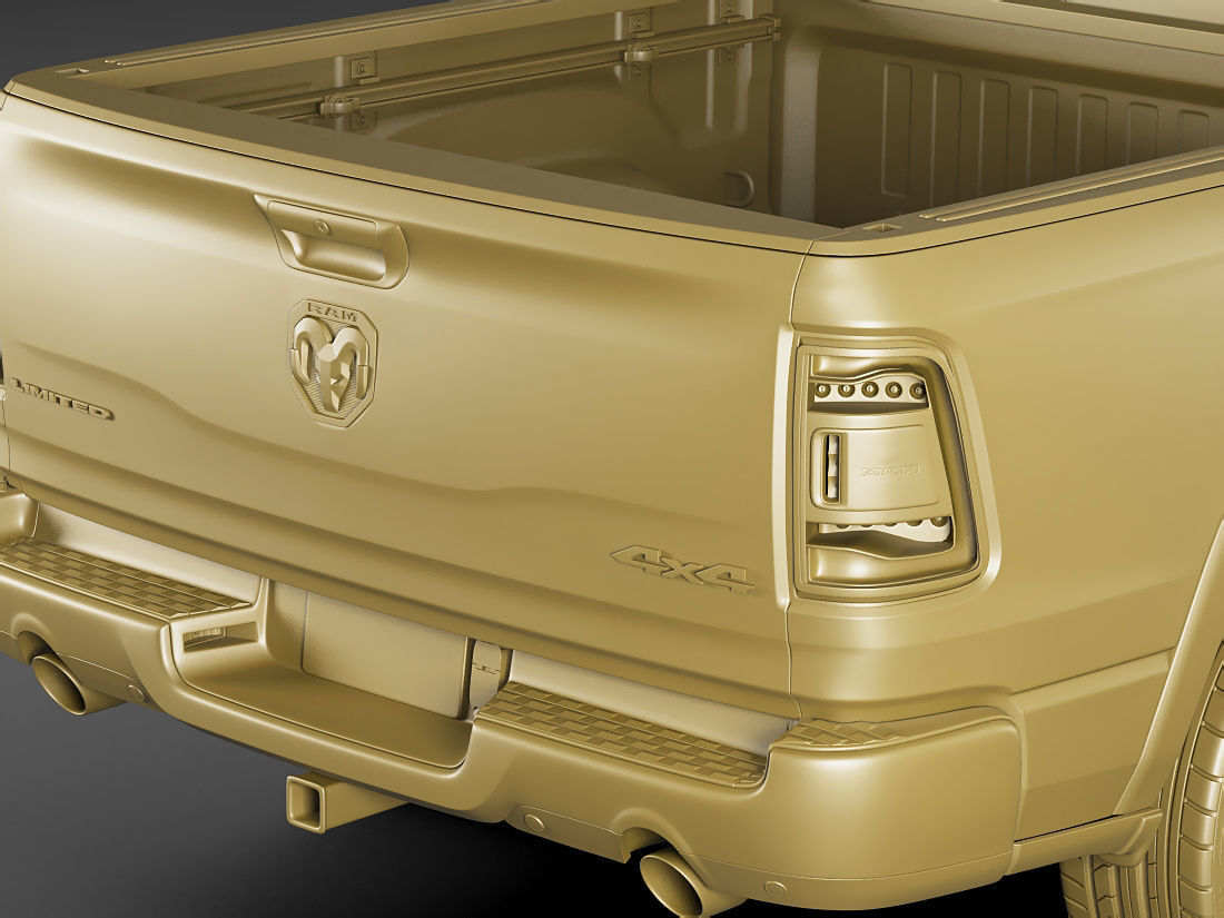 Ram 1500 Limited 2019 3D model_21
