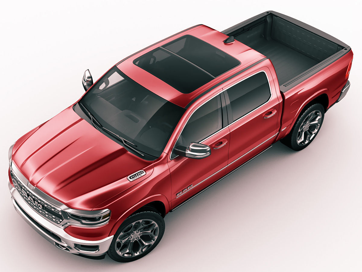 Ram 1500 Limited 2019 3D model_6
