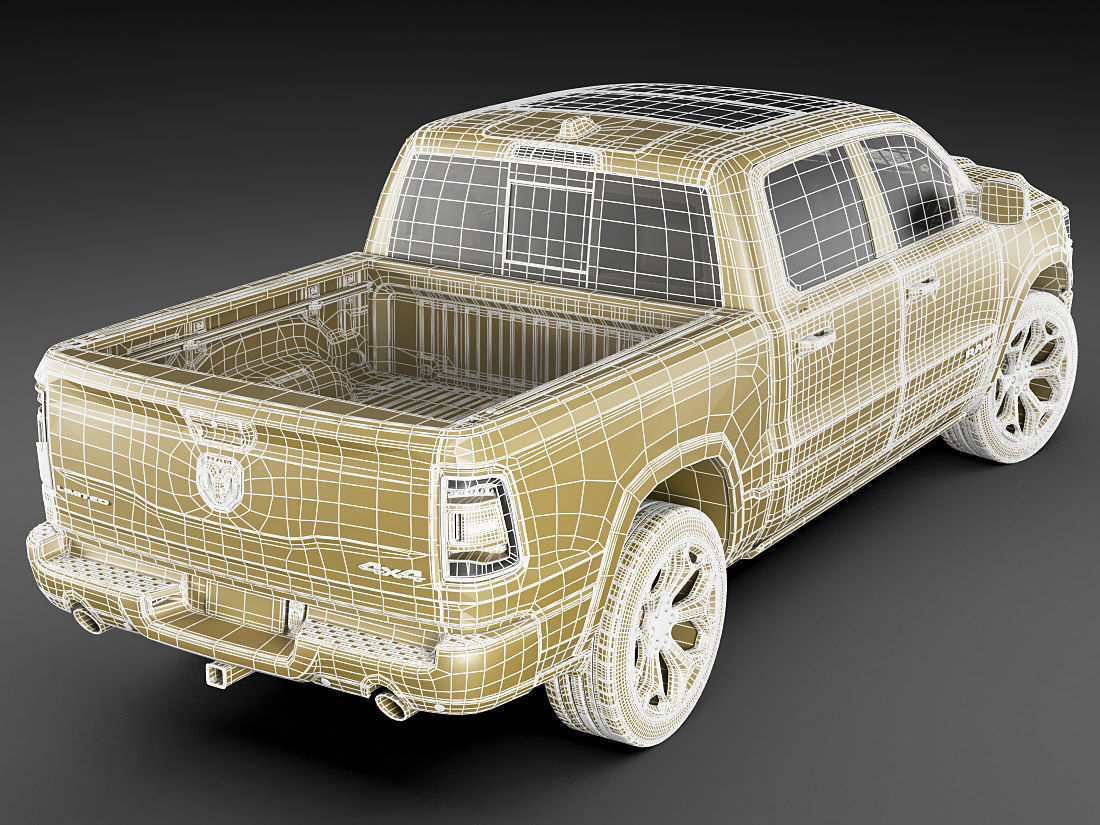 Ram 1500 Limited 2019 3D model_23