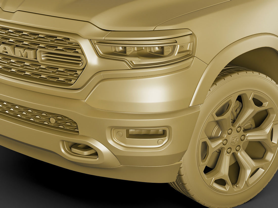 Ram 1500 Limited 2019 3D model_20