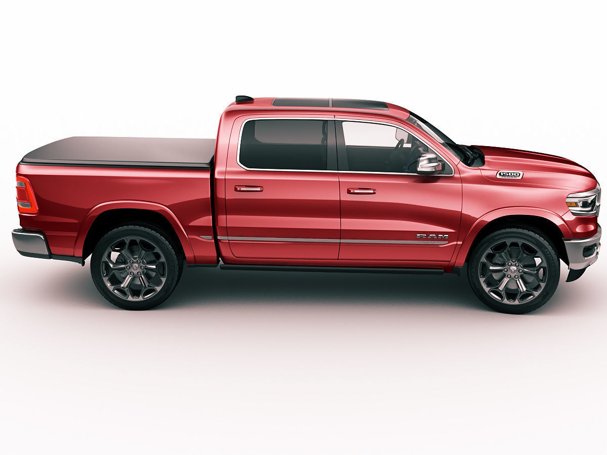 Ram 1500 Limited 2019 3D model_2