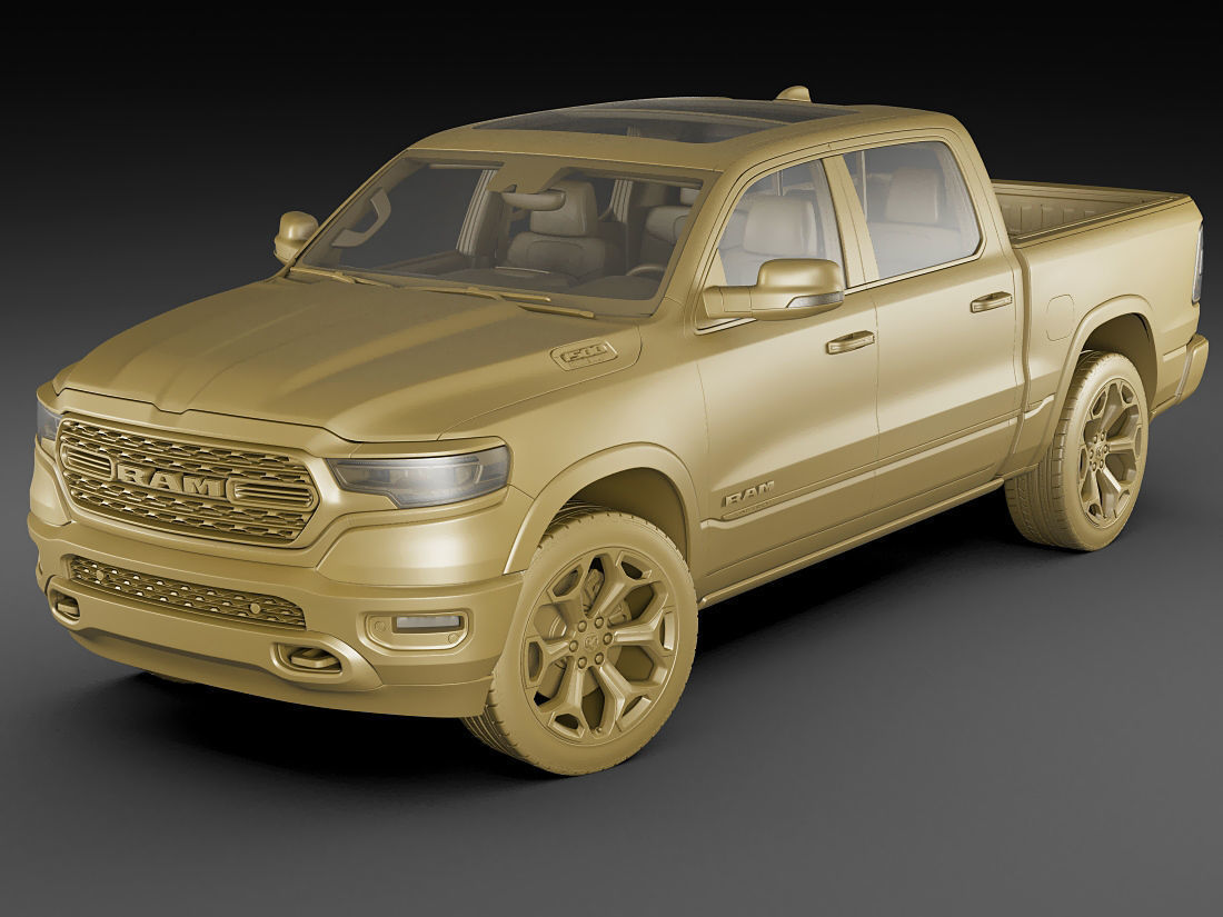 Ram 1500 Limited 2019 3D model_18