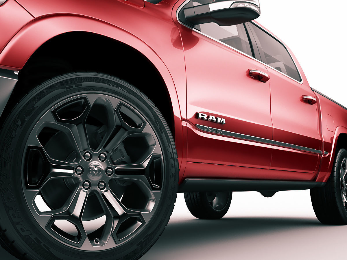 Ram 1500 Limited 2019 3D model_13