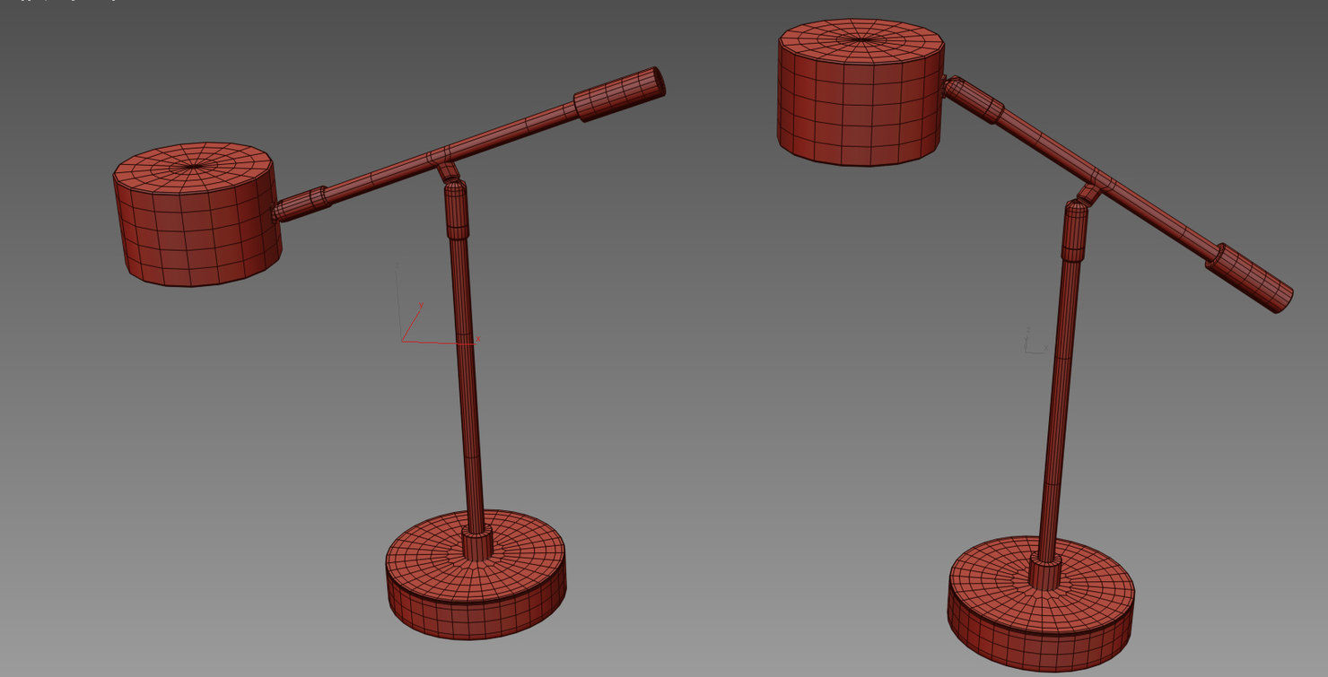 Barlow table lamp Low-poly 3D model_11