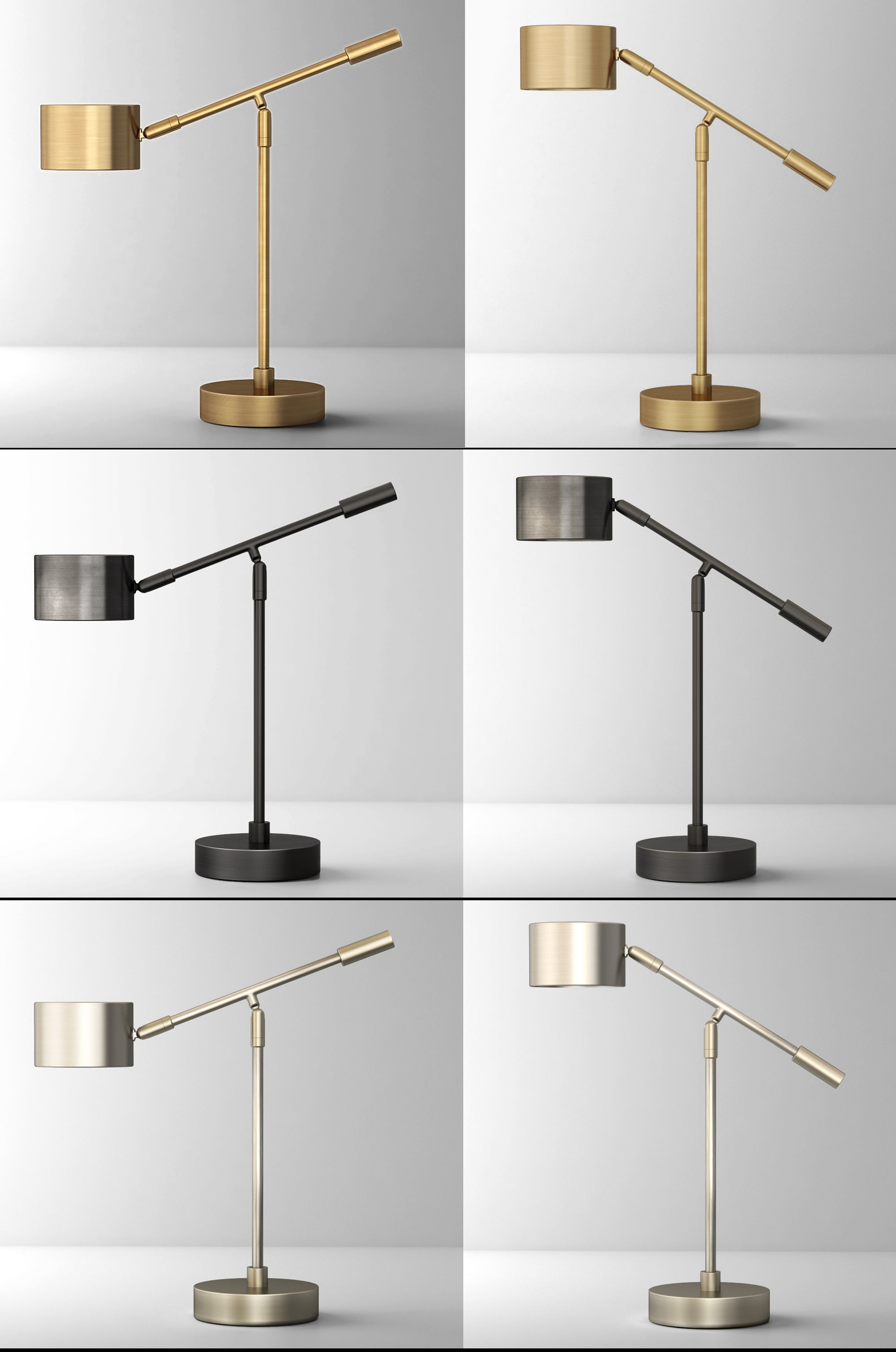 Barlow table lamp Low-poly 3D model_10