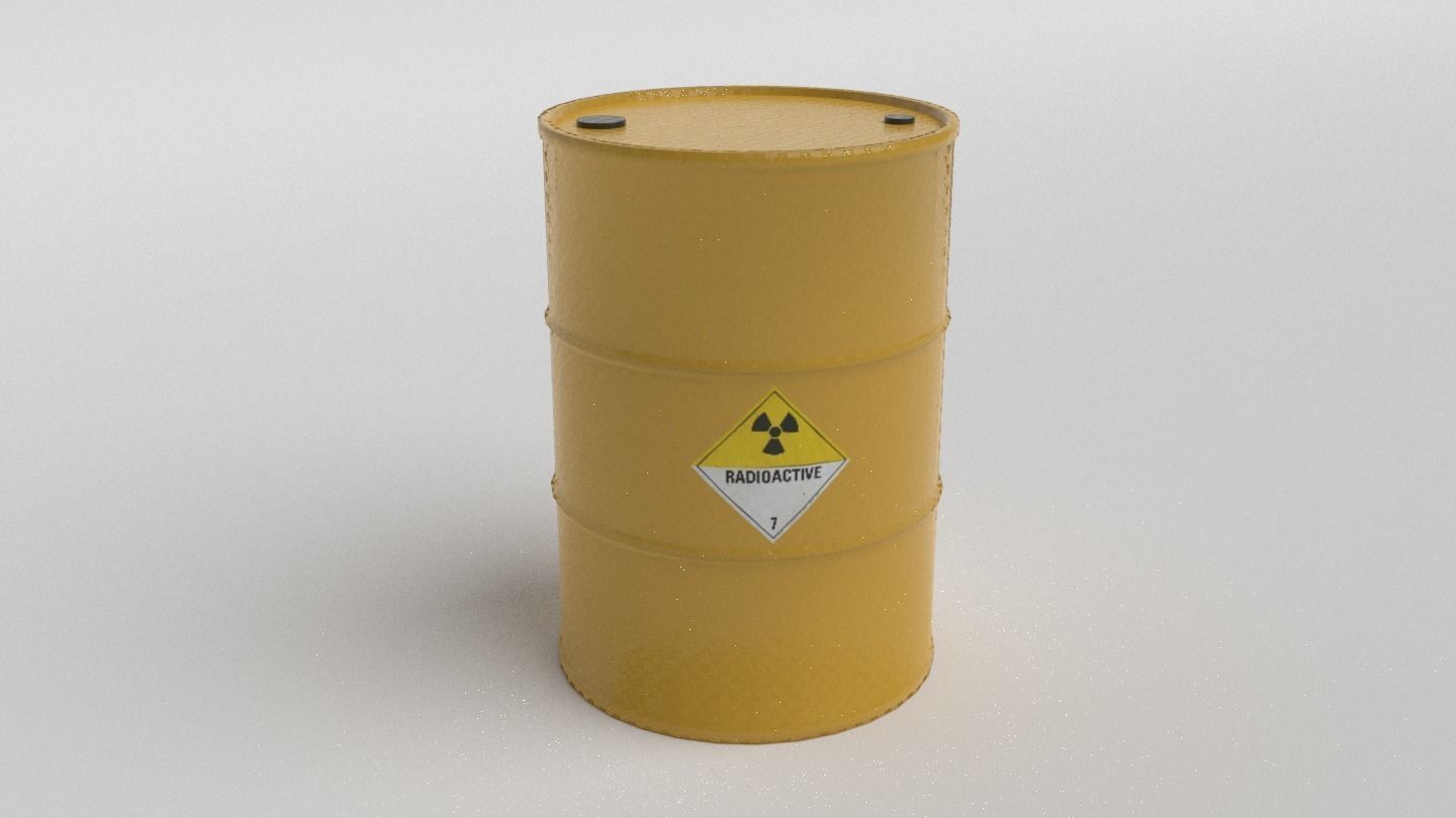 Metal Barrels - Low Poly PBR Low-poly 3D model_6